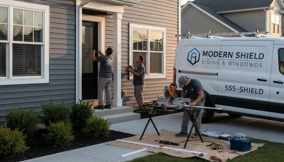 Professional door installation by vinyl siding experts in Pittsburgh, PA