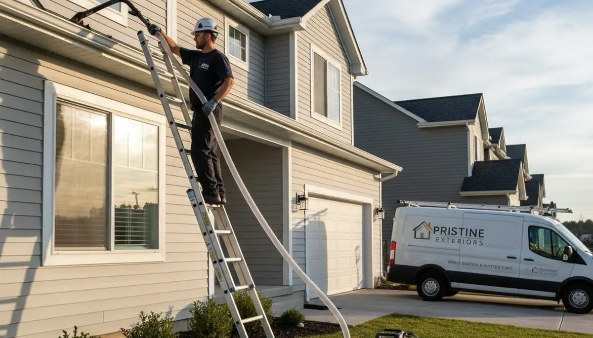 Professional gutter cleaning service in Pittsburgh, PA by Next Level Exteriors