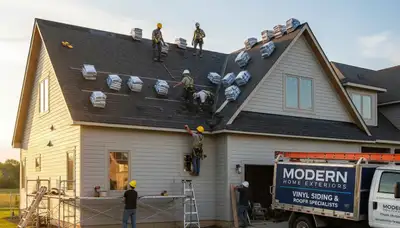 Professional roof replacement and vinyl siding installation in Pittsburgh, PA homes