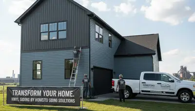 Vinyl siding installation service in Pittsburgh, PA for residential home exterior improvement