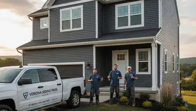 Vinyl siding installation on suburban home exterior in Pittsburgh, PA