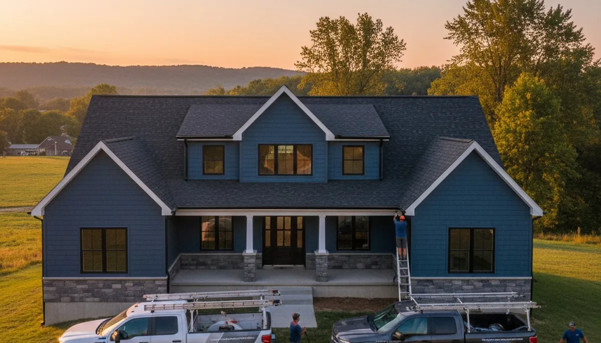 Professional vinyl siding installation on Pittsburgh, PA home exterior by local siding experts