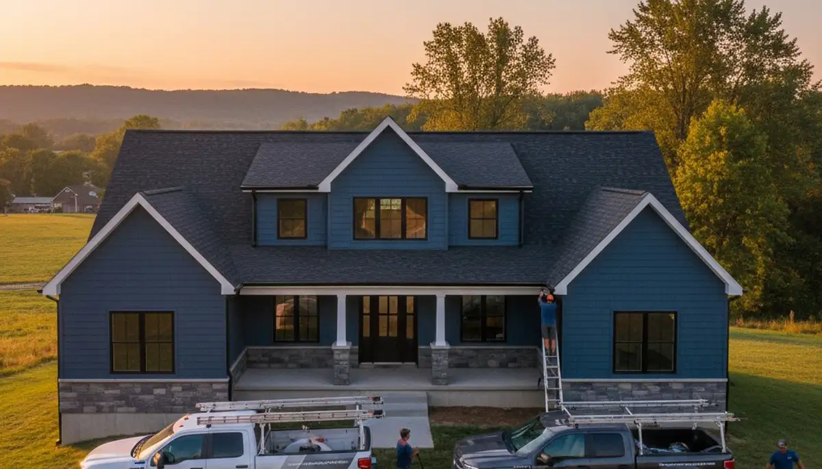 Professional vinyl siding installation on Pittsburgh, PA home exterior by local siding experts