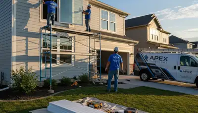 Vinyl siding and window replacement exterior in Pittsburgh, PA for energy-efficient home upgrades